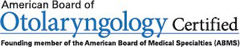 Otolaryngology certification